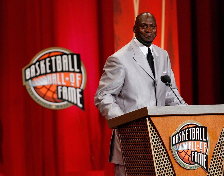 Michael Jordan Accepts The Stanley Cup