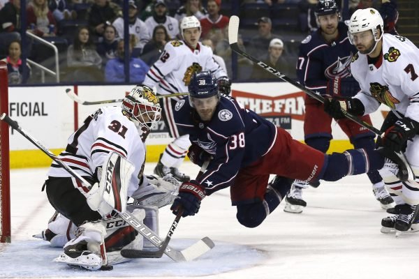 Game #63 He Said We Wouldn’t Get the Treasure We Seek, on Account of Our Ob-stacles – Hawks 2, Blue Jackets 3